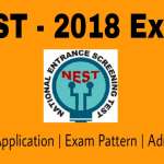NEST 2018 Online Application, Eligibility, Exam Pattern and Admit Card Download