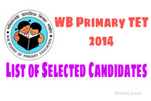 Primary TET 2014 Appointment Date