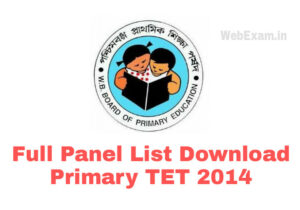 Primary TET Complete Panel List Download & Important Dates for 4th Panel List 1 Primary TET Panel List
