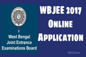 WBJEE 2017 ONLINE APPLICATION