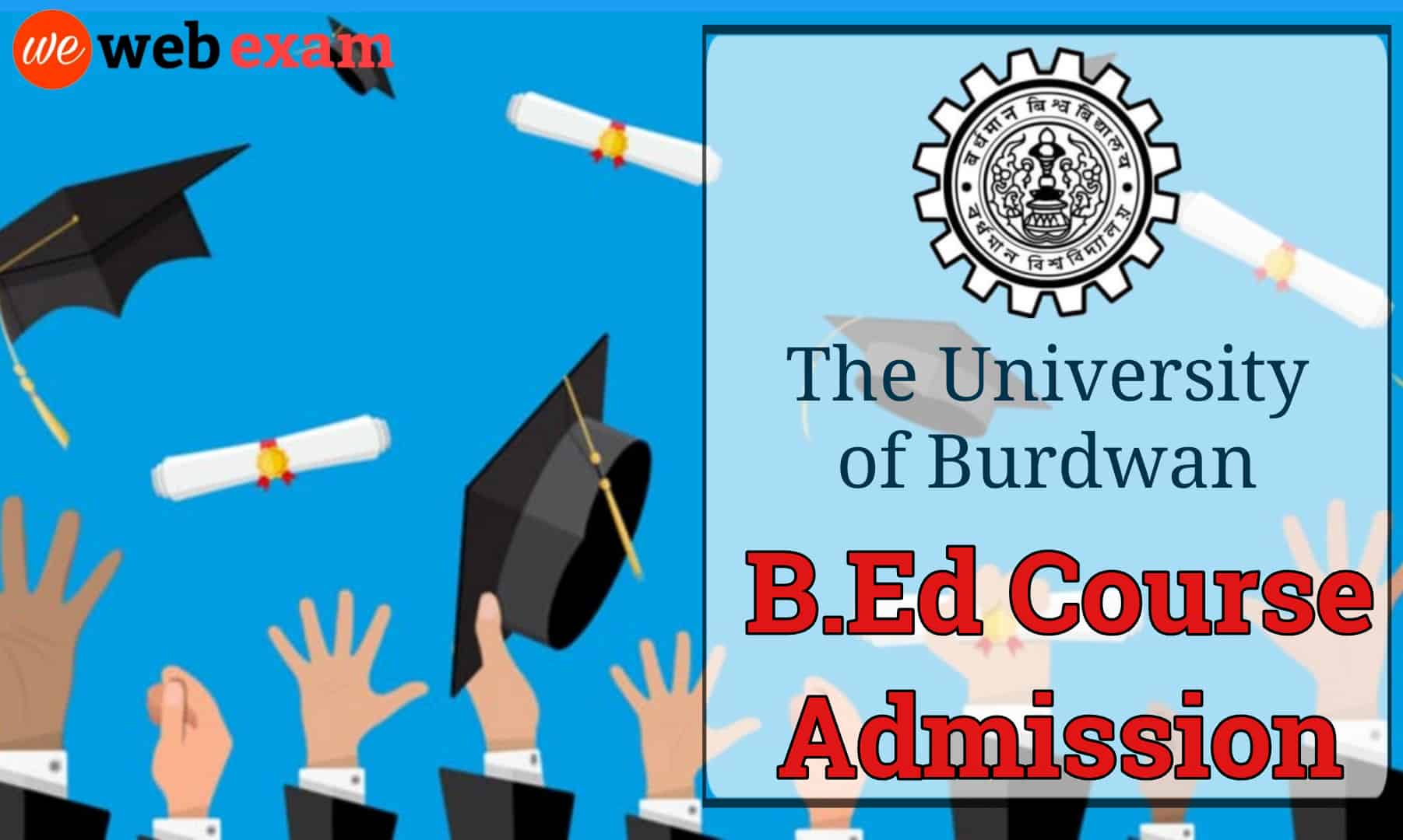 Burdwan University B.Ed Admission