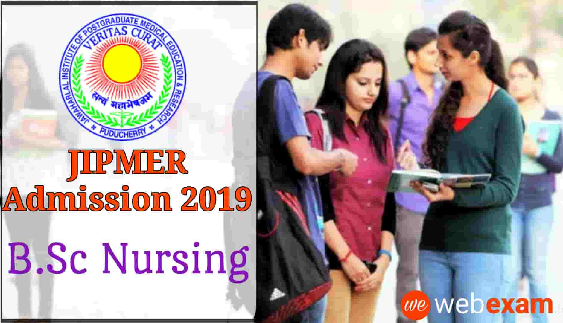 JIPMER Nursing 2019 Online Application