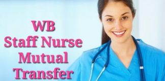 WB Health Staff Nurse Mutual Transfer Online Application Process