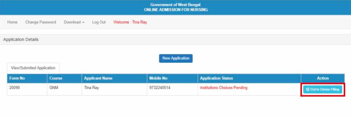 wb nursing choice filling