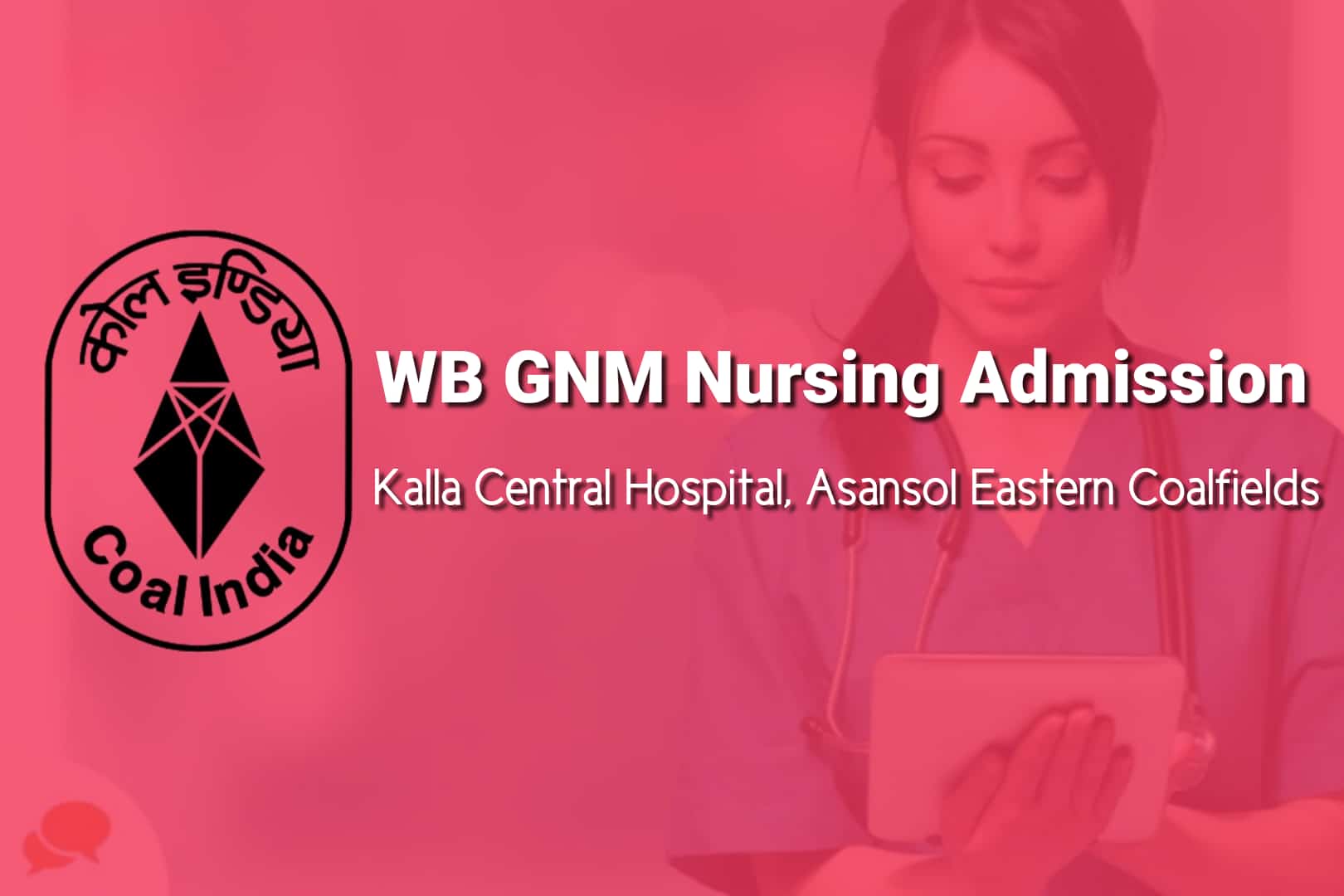 WB GNM Admission 2021 Kalla Central Hospital Asansol Eastern Coalfields 2