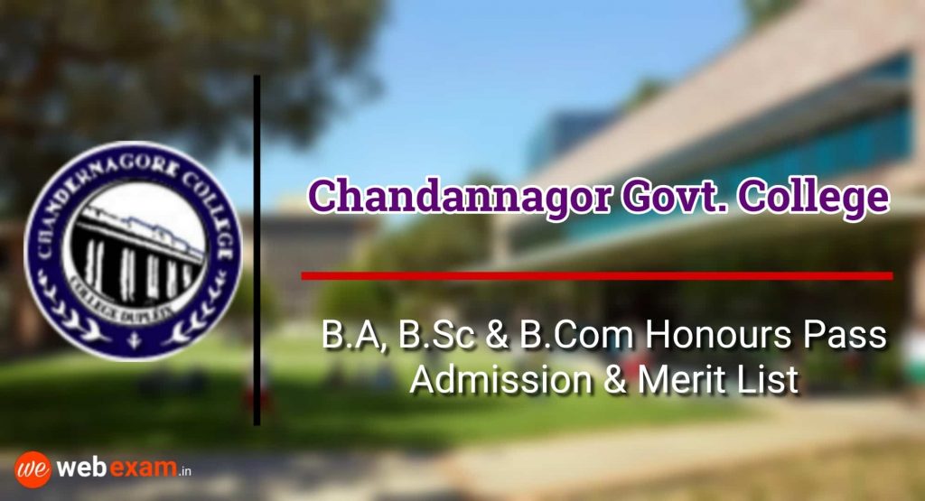Chandernagore Government College Admission