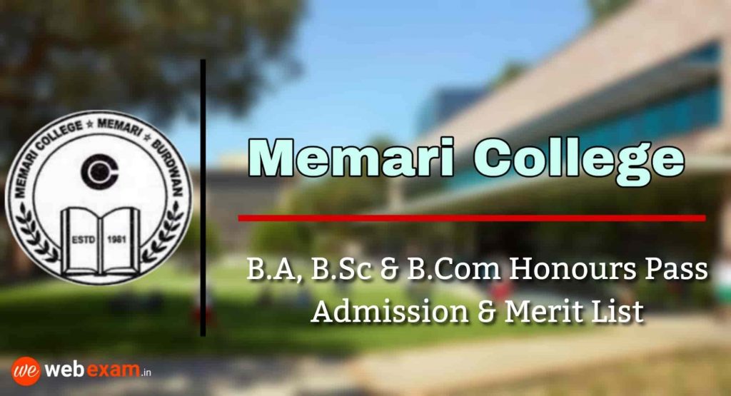 Memari College Admission