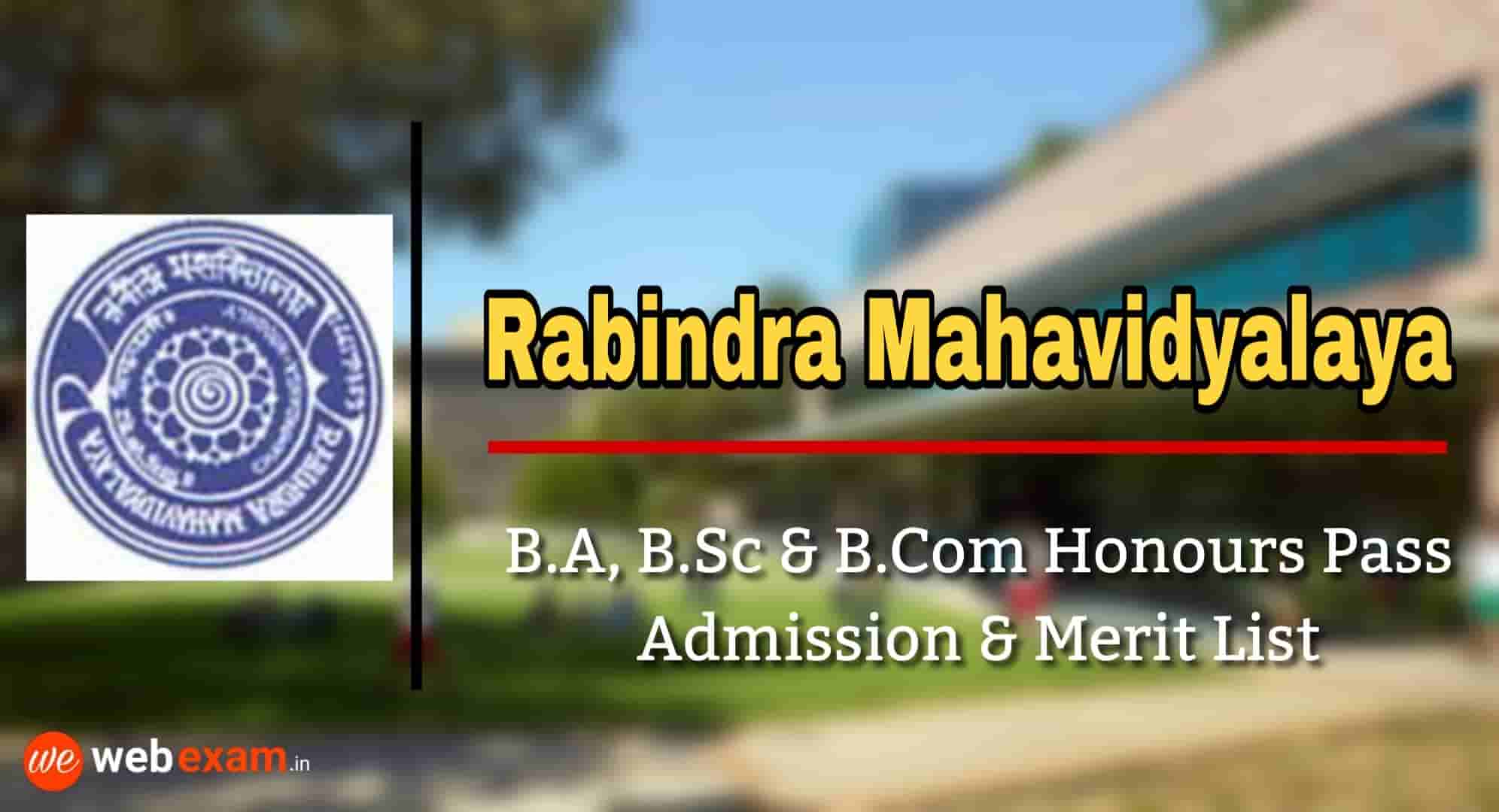 Rabindra Mahavidyalaya Admission