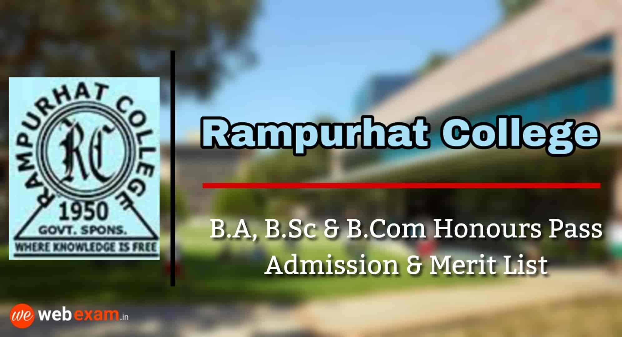 Rampurhat College Admission