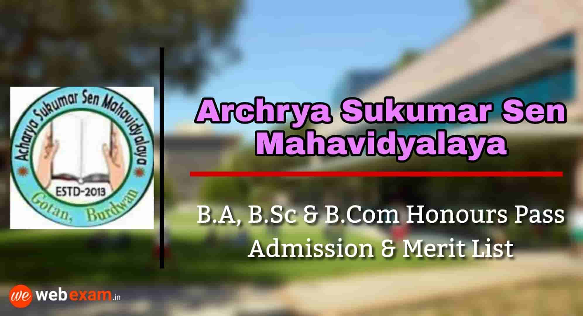 Archrya Sukumar Sen Mahavidyalay