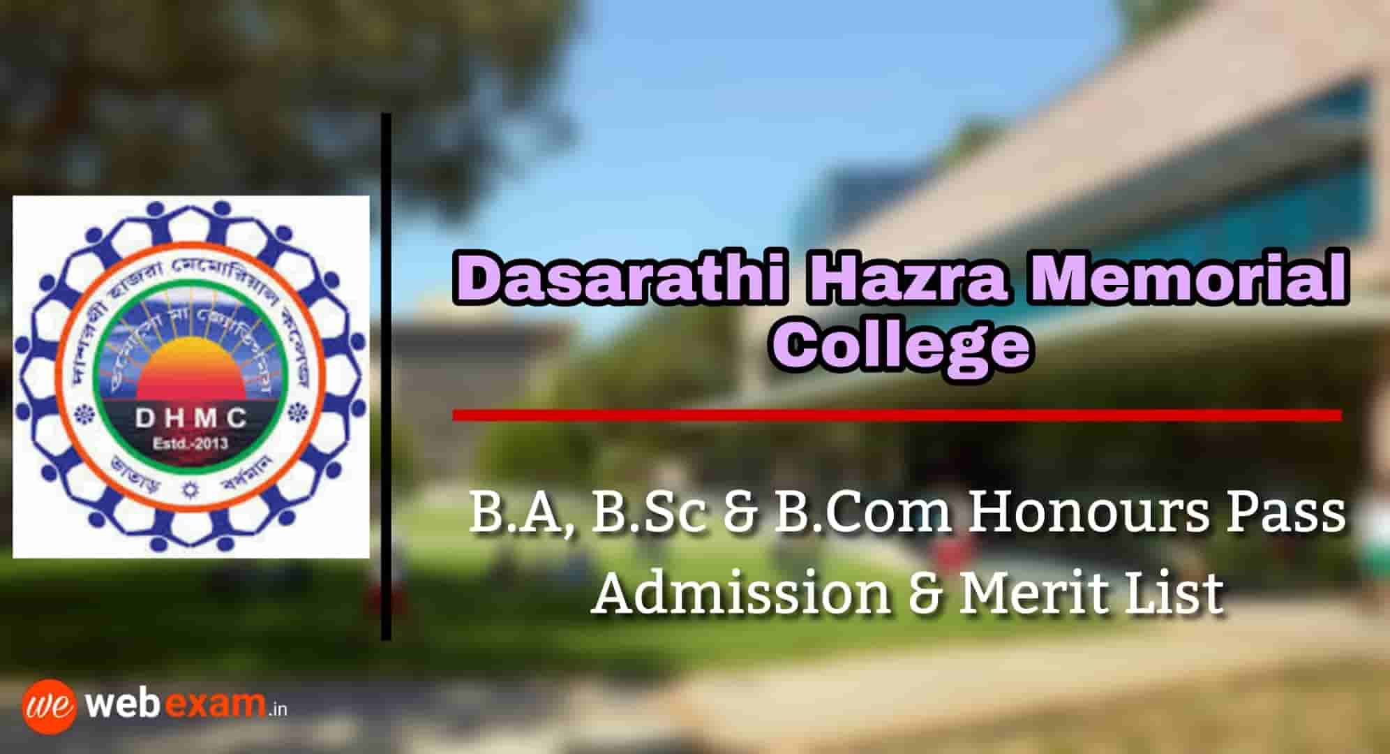 Dasarathi Hazra Memorial College