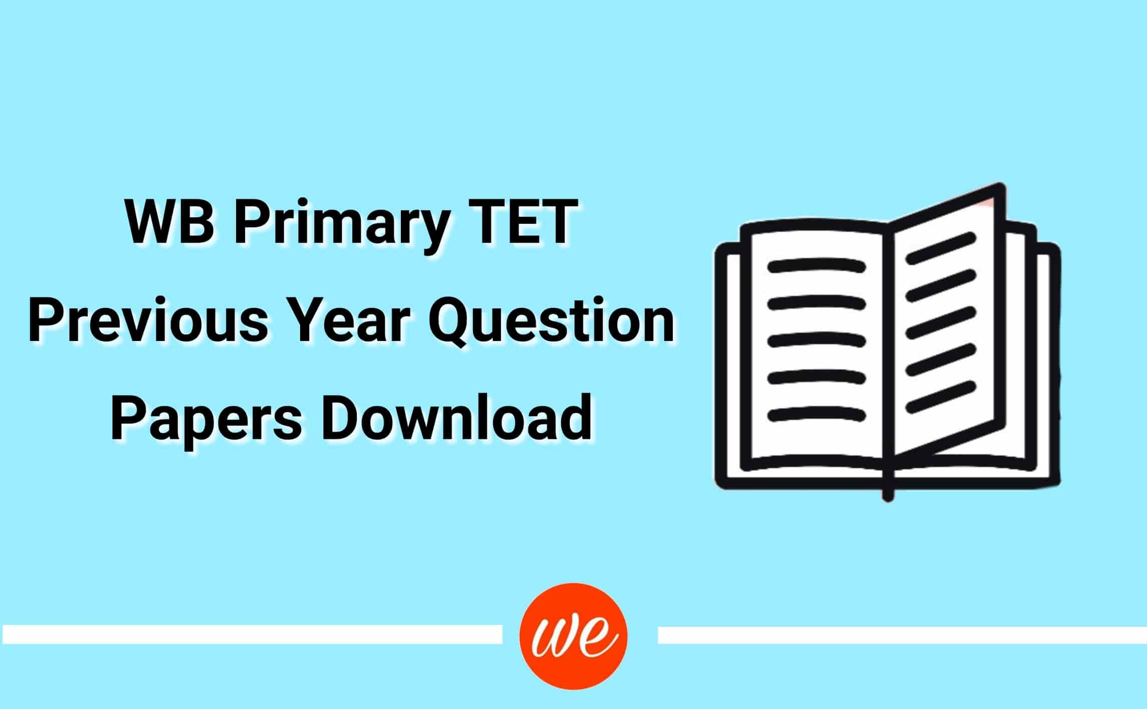 WB Primary TET Previous Year Question Paper Download