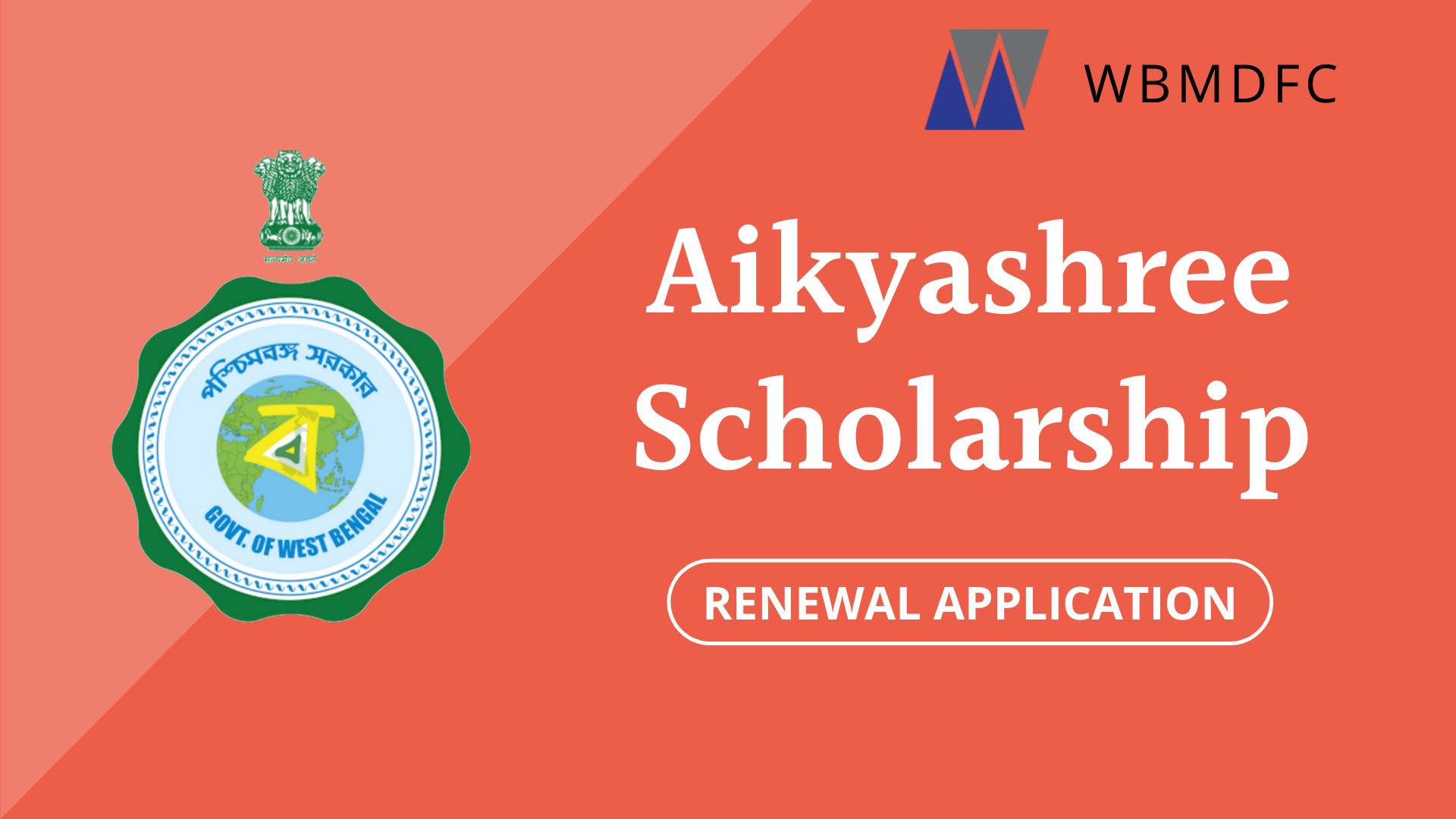 Aikyashree Scholarship Renewal Application