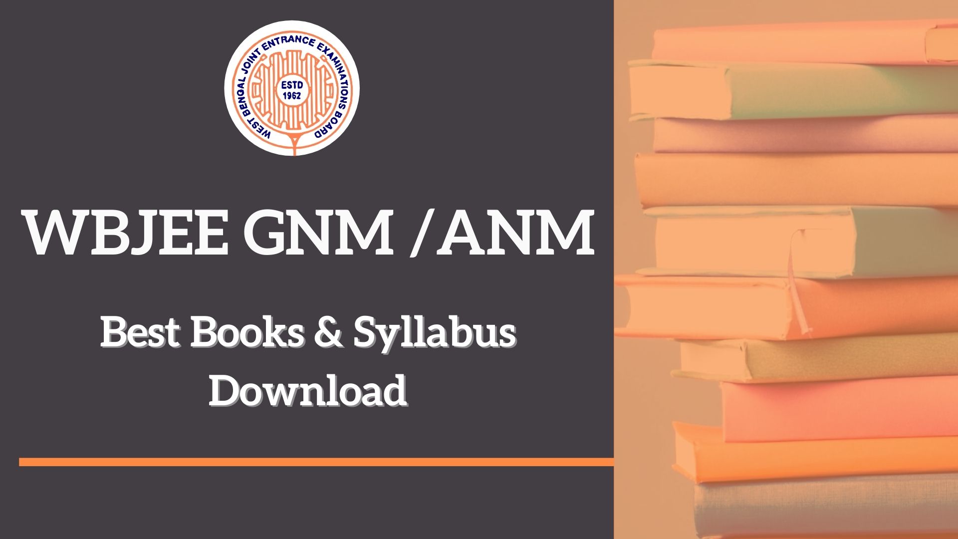 WBJEE GNM ANM Best Books Syllabus Question Paper