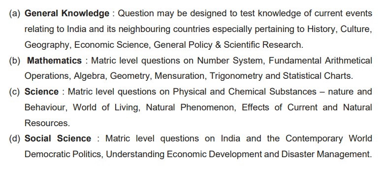 ICAR CBT Technician syllabus