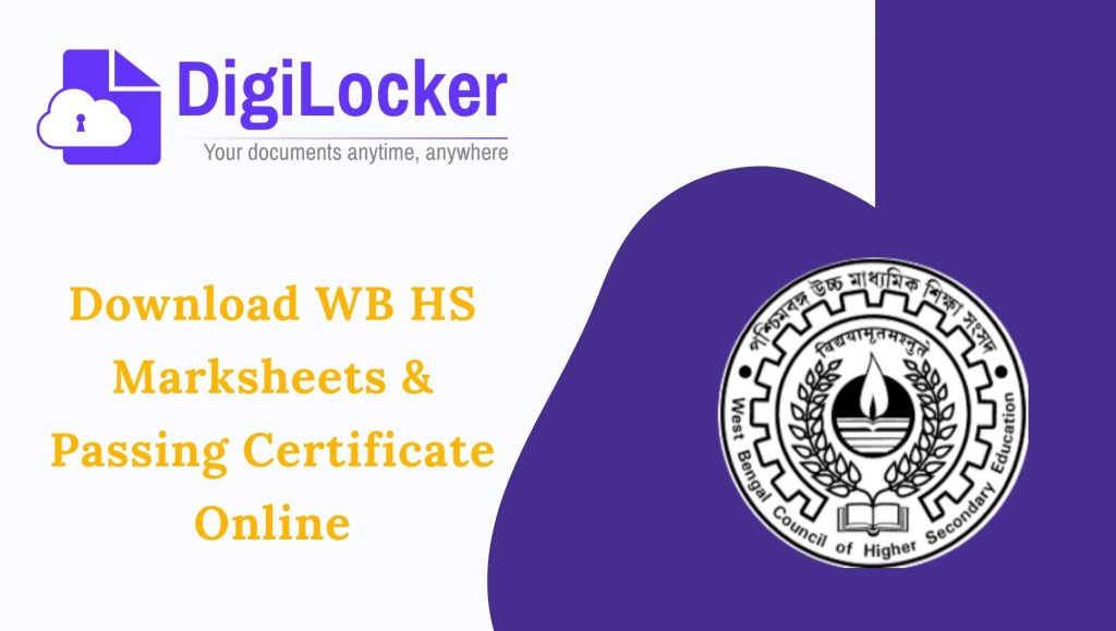 Download WB HS Original Marksheet & Certificate Digilocker App. West Bengal 12th Marksheet Online